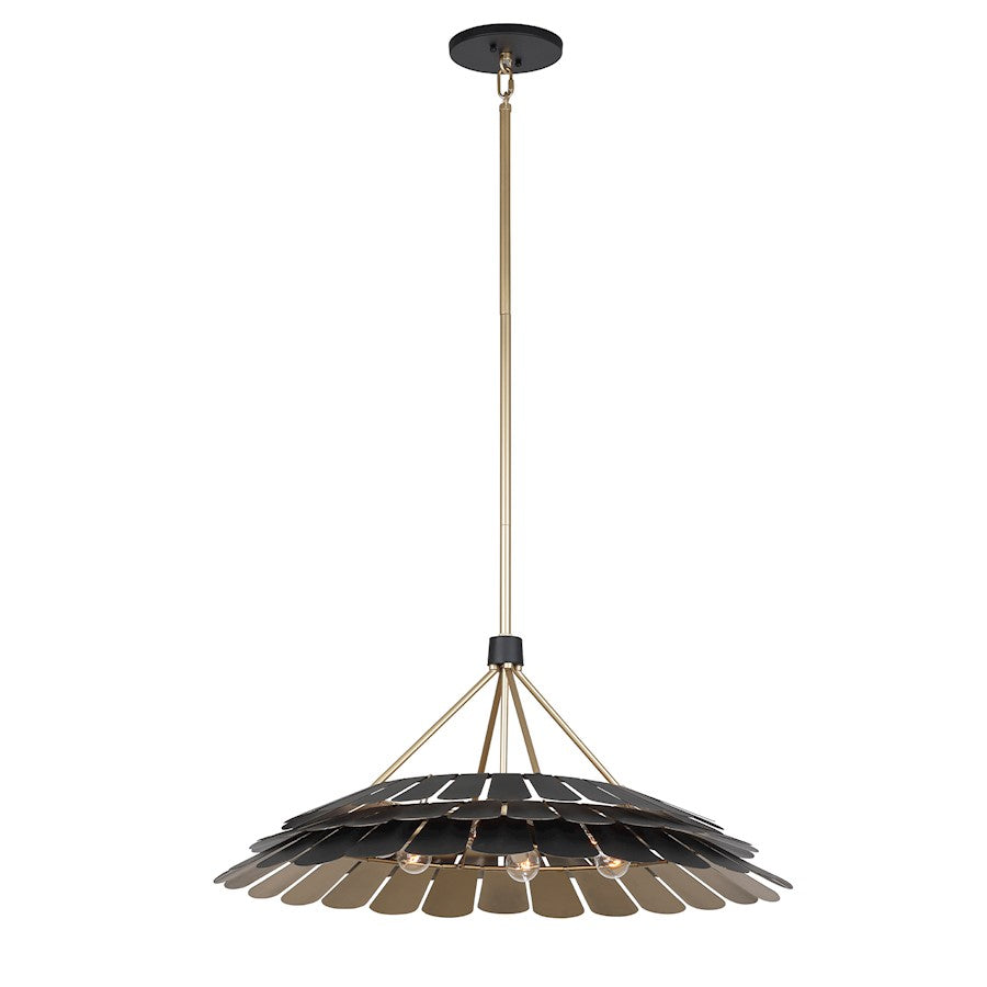 6 Light Pendant, Midnight