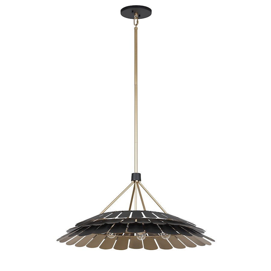 6 Light Pendant, Midnight