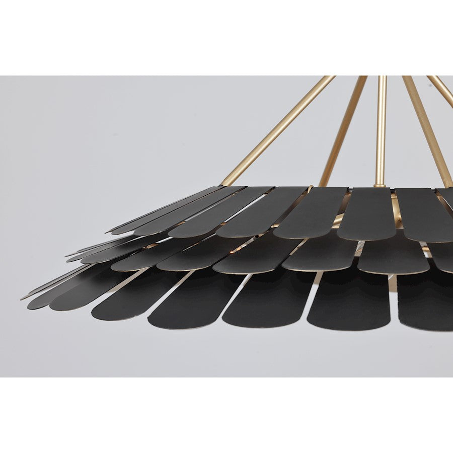 6 Light Pendant, Midnight