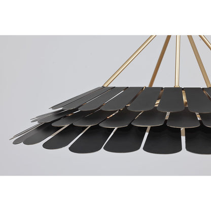 6 Light Pendant, Midnight