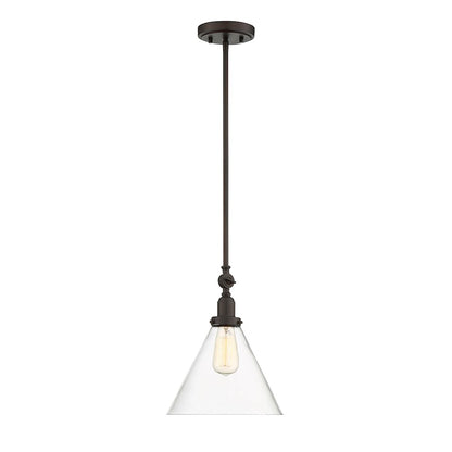 1 Light Pendant, Polished Nickel