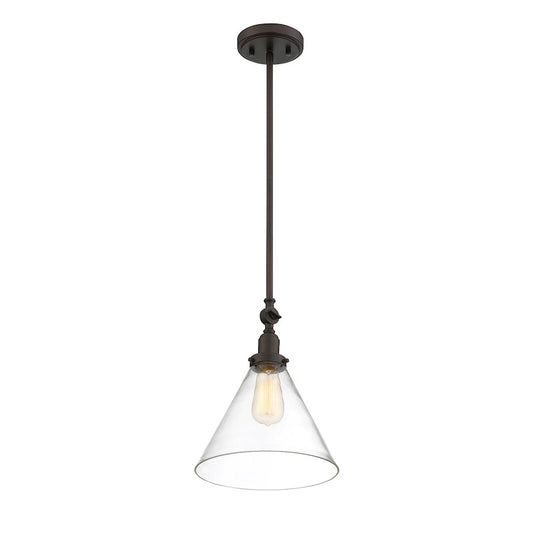 1 Light Pendant, Polished Nickel