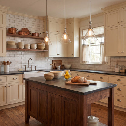 1 Light Pendant, Polished Nickel