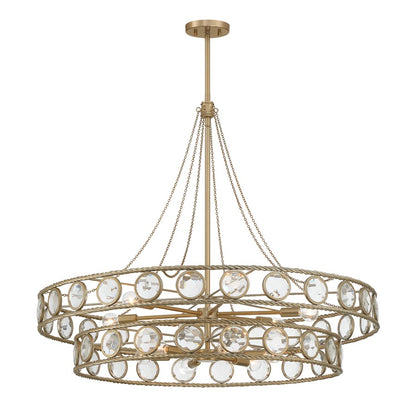 Savoy House Cologne 12 Lt Pendant, Opulent Gold