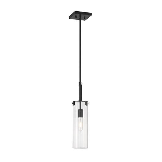 1 Light Mini Pendant, Matte Black