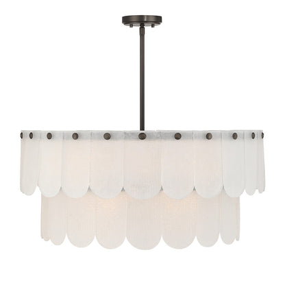 Savoy House Essentials Ashton 10 Lt Pendant, Mediterranean Bronze - 7-9800-10-15