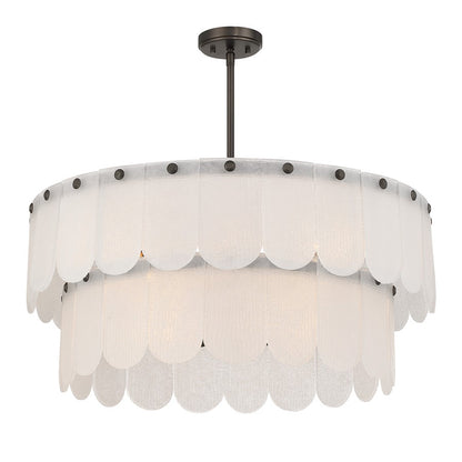 Savoy House Essentials Ashton 10 Lt Pendant, Mediterranean Bronze
