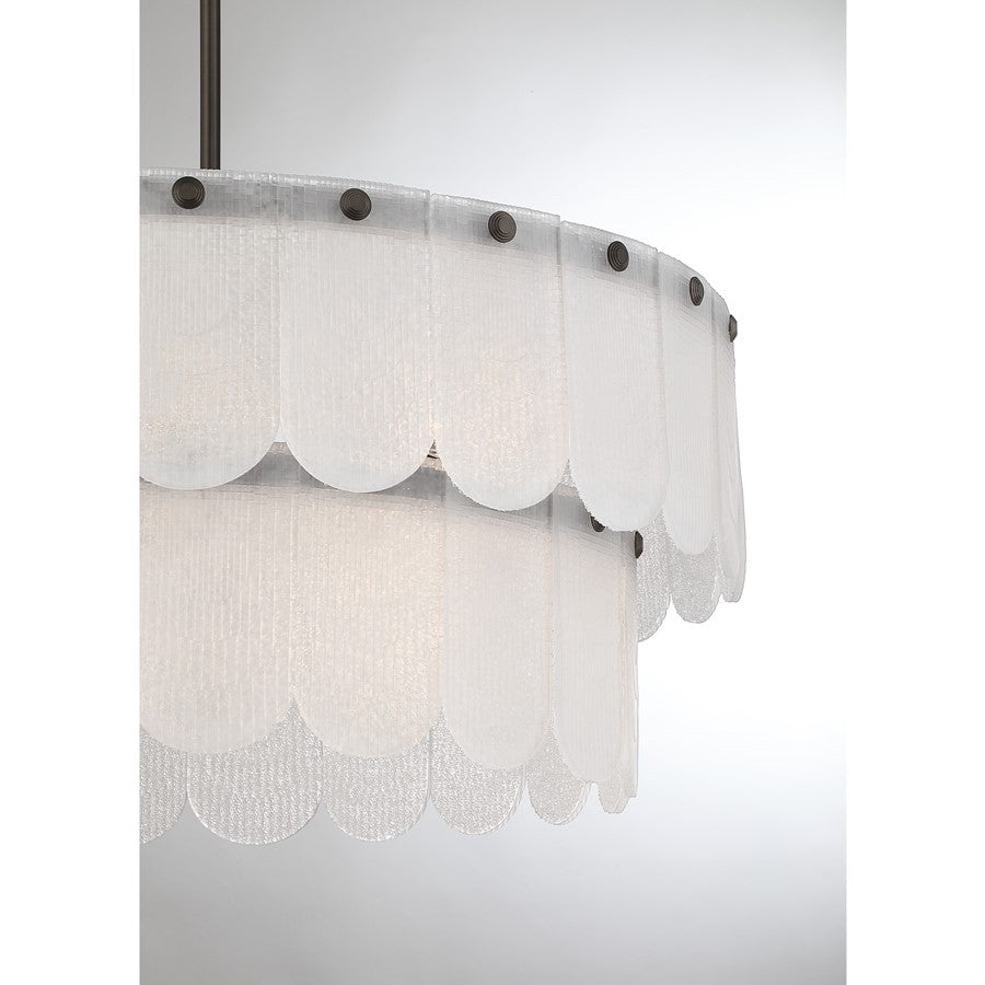 Savoy House Essentials Ashton 10 Lt Pendant, Mediterranean Bronze