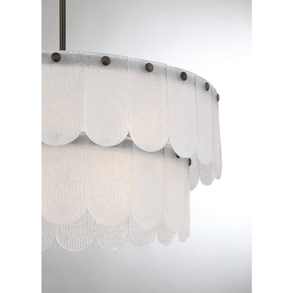 Savoy House Essentials Ashton 10 Lt Pendant, Mediterranean Bronze