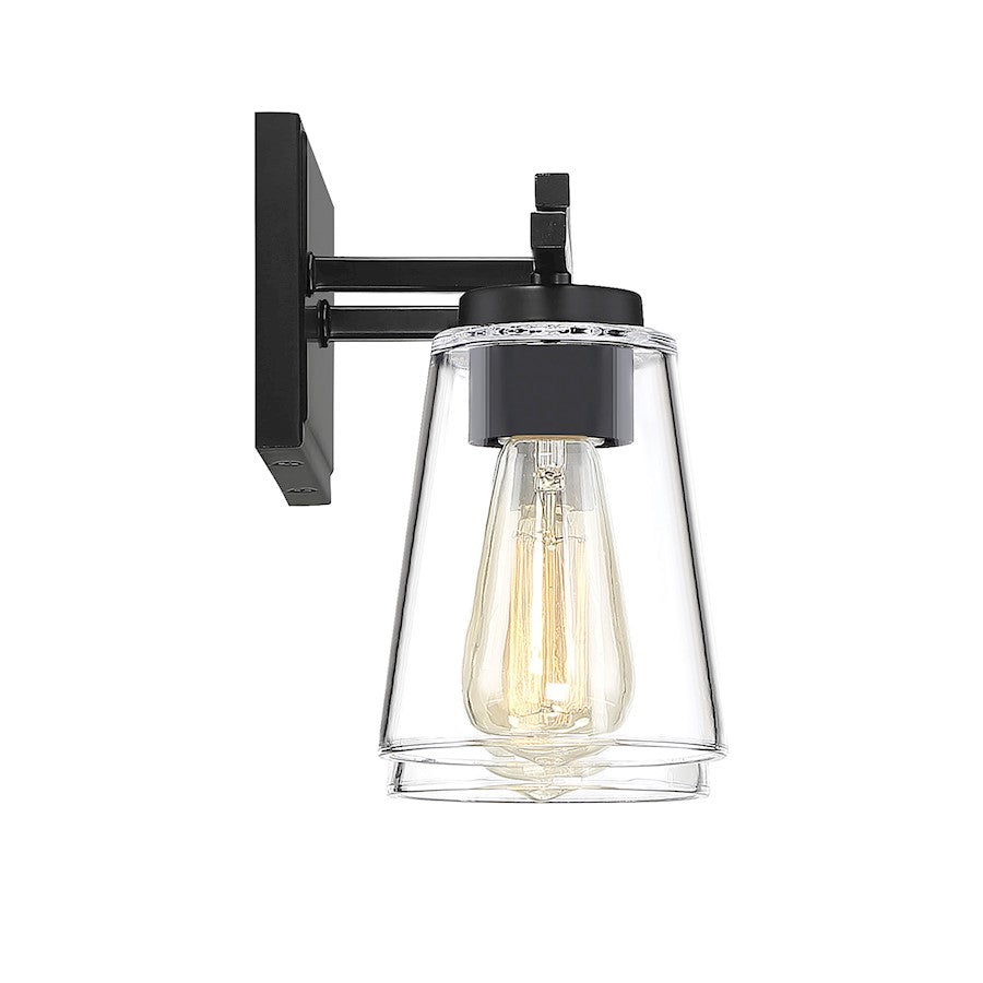 2 Light Bathroom Vanity Light, Black