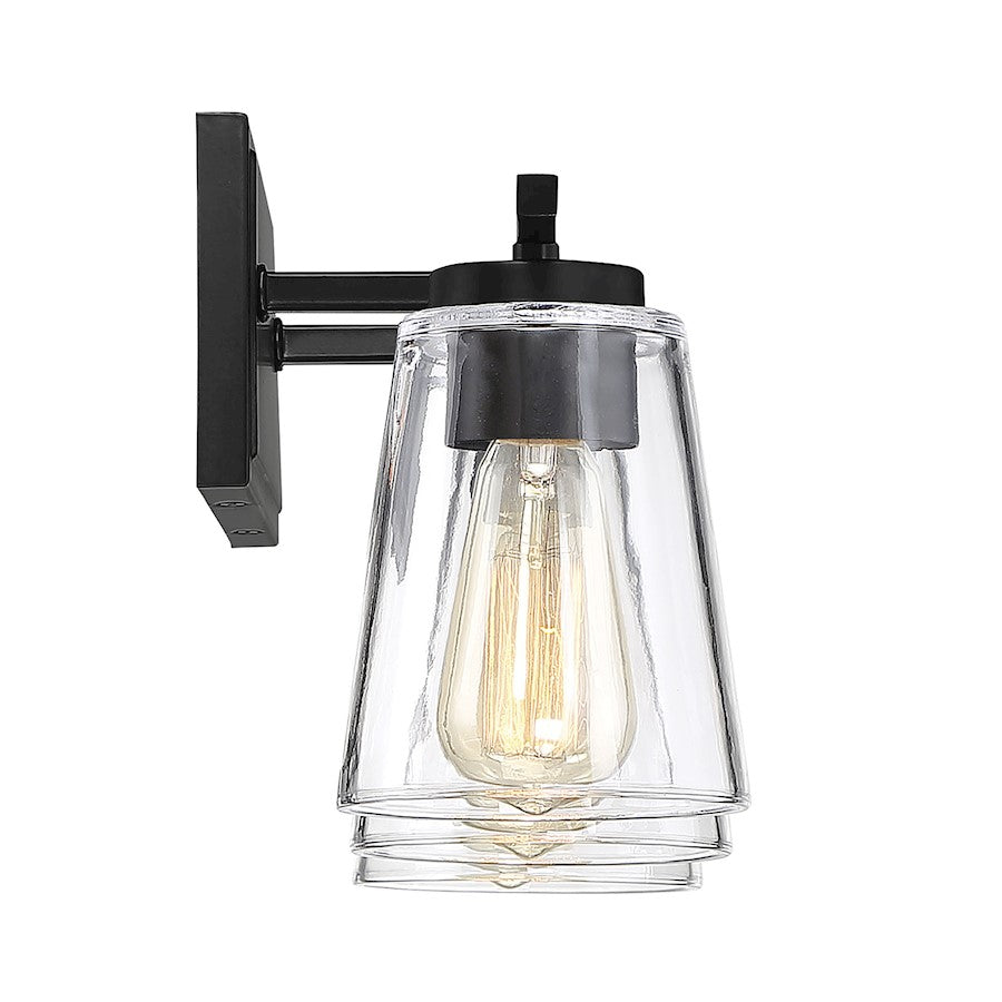 3 Light Bathroom Vanity Light, Black