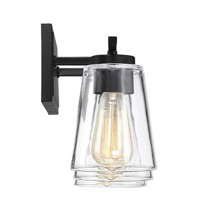 3 Light Bathroom Vanity Light, Black
