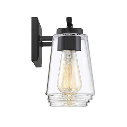4 Light Bathroom Vanity Light, Black