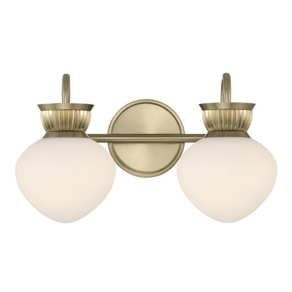 Savoy House Melbourne 2 Lt Bath Sconce, Noble Brass - 8-1028-2-127
