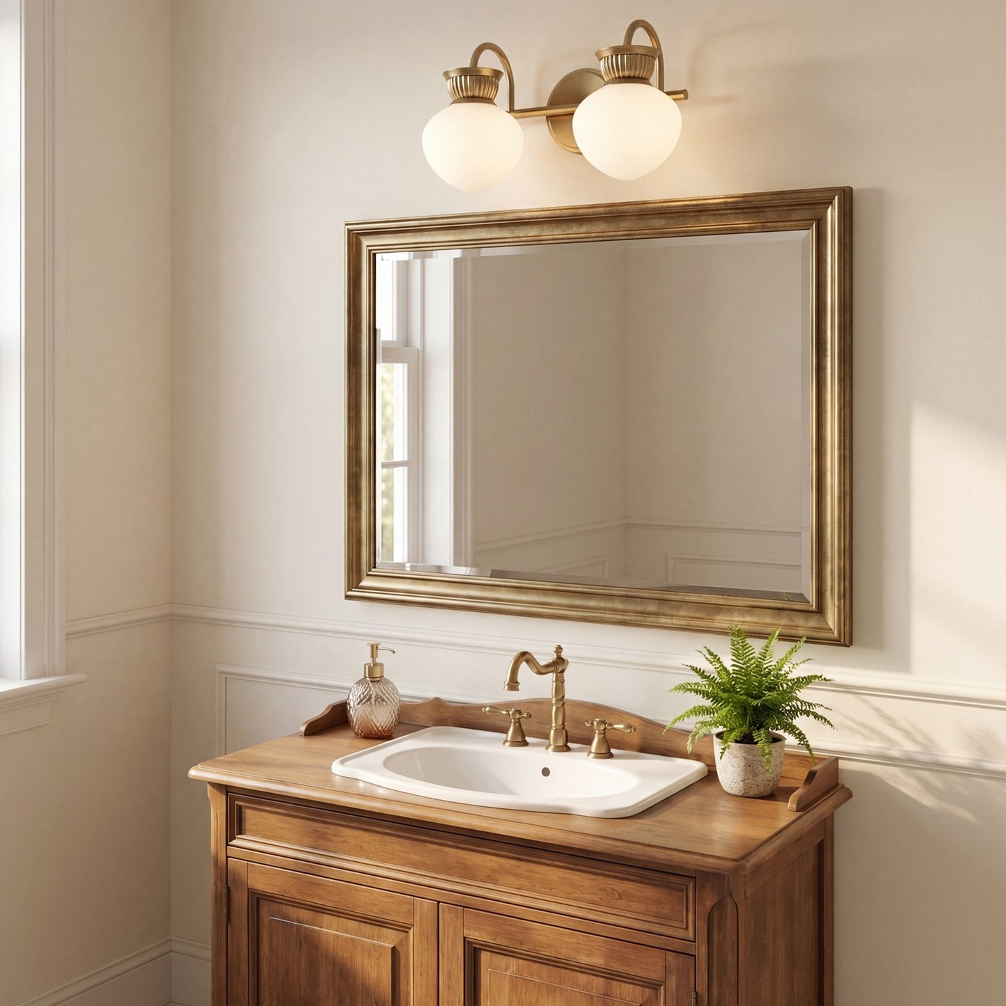 Savoy House Melbourne 2 Lt Bath Sconce, Noble Brass