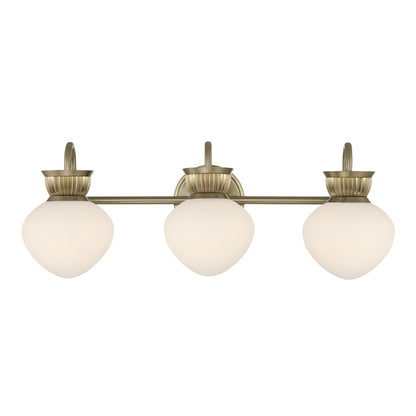 Savoy House Melbourne 3 Lt Bath Sconce, Noble Brass