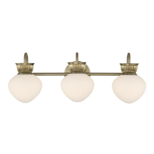 Savoy House Melbourne 3 Lt Bath Sconce, Noble Brass
