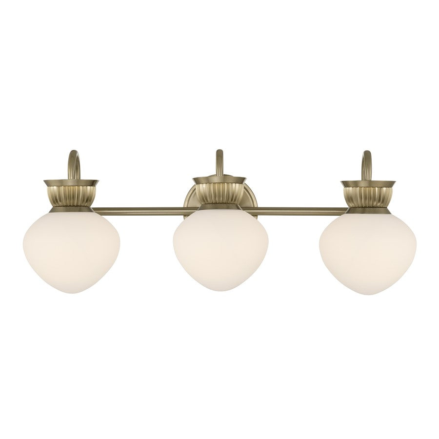 Savoy House Melbourne 3 Lt Bath Sconce, Noble Brass