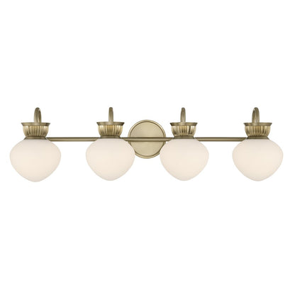 Savoy House Melbourne 4 Lt Bath Sconce, Noble Brass