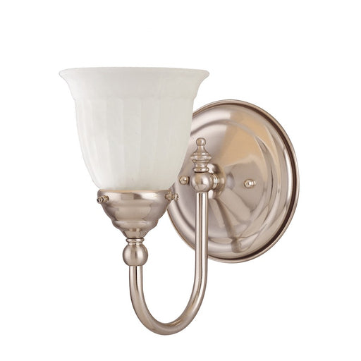 Savoy House Brunswick 1-Light Bathroom Vanity Light, Satin Nickel - 8-1062-1-SN