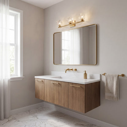 Savoy House Castello 3 Lt Bath Sconce, Warm Brass
