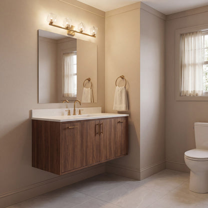Savoy House Castello 4 Lt Bath Sconce, Warm Brass