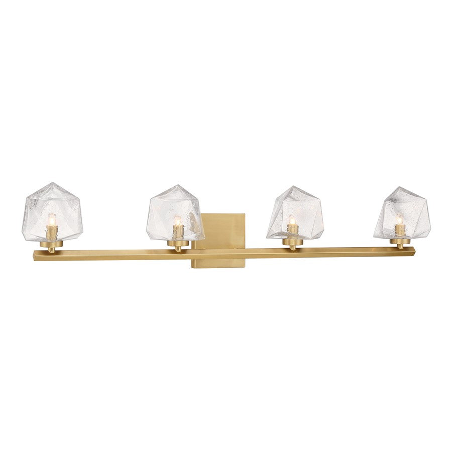 Savoy House Castello 4 Lt Bath Sconce, Warm Brass