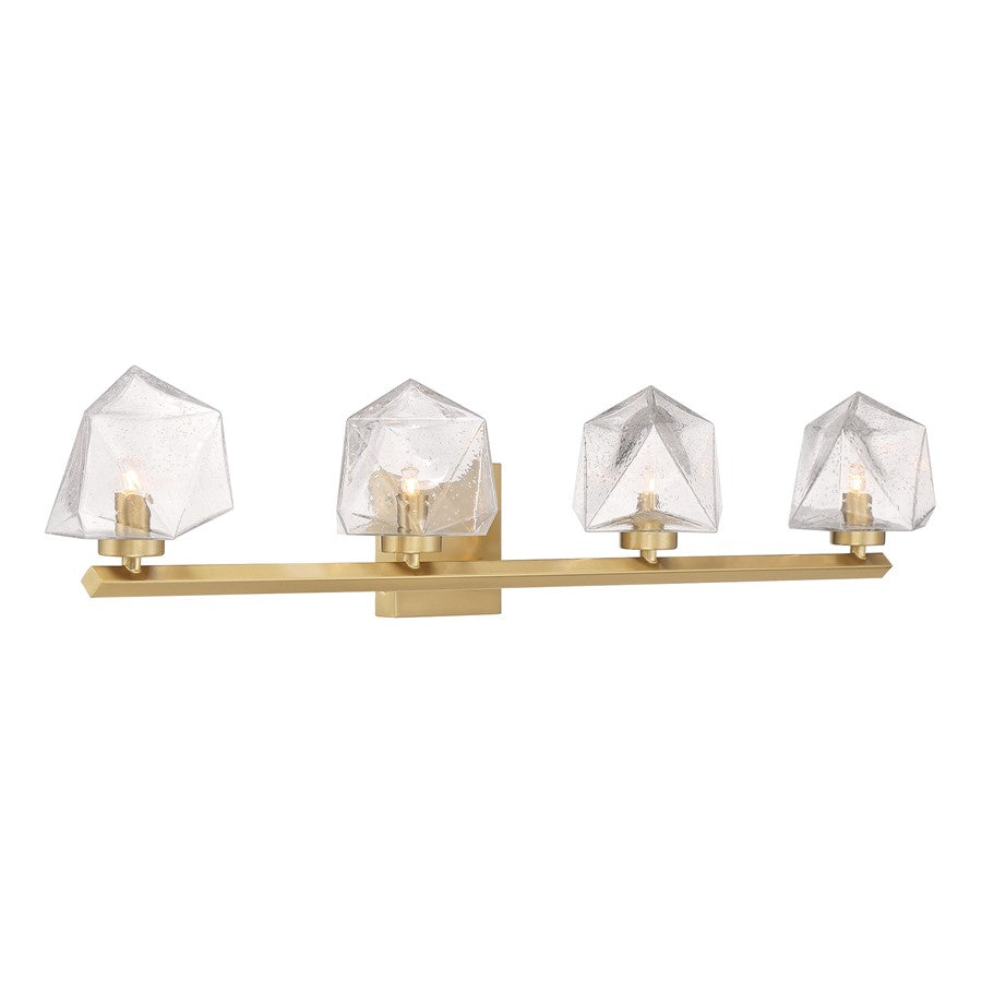 Savoy House Castello 4 Lt Bath Sconce, Warm Brass