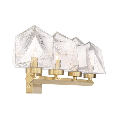 Savoy House Castello 4 Lt Bath Sconce, Warm Brass