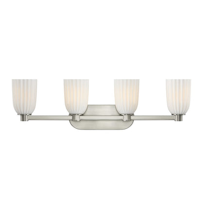 Savoy House Essentials Baldwin 4 Lt Bath Sconce, Satin Nickel