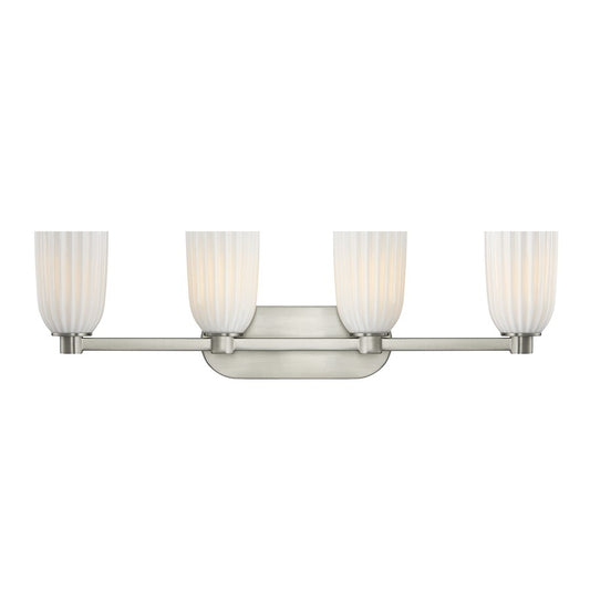 Savoy House Essentials Baldwin 4 Lt Bath Sconce, Satin Nickel