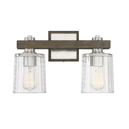 2 Light Bathroom Vanity Light, Durango