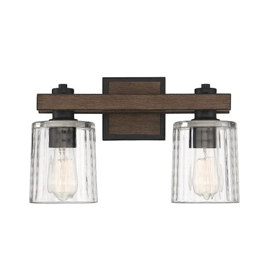 2 Light Bathroom Vanity Light, Durango