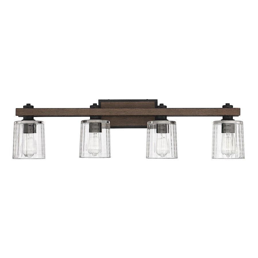 Halifax 4-Light Bathroom Vanity Light, Durango