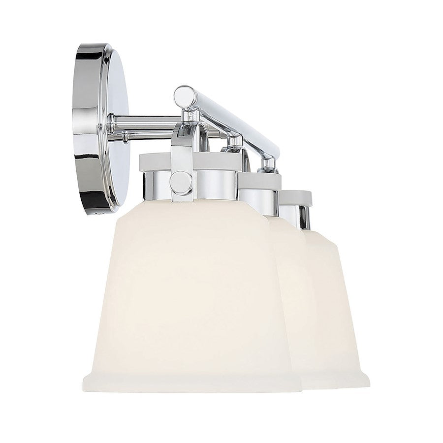 3 Light Bathroom Vanity Light, Polished Chrome