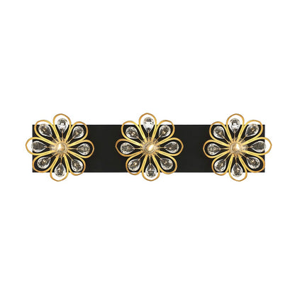 3 Light Bathroom Vanity Light, Black