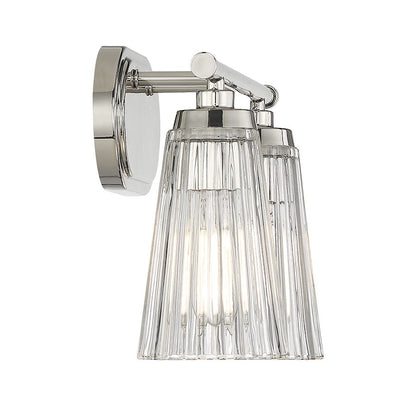 2 Light Bathroom Vanity Light, Nickel