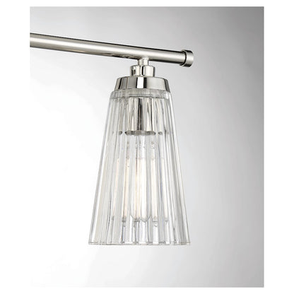 3 Light Bathroom Vanity Light, Nickel