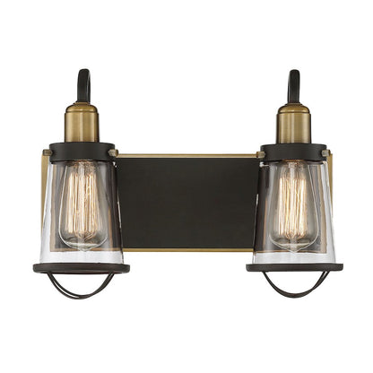 2 Light Bathroom Vanity Light, Bronze