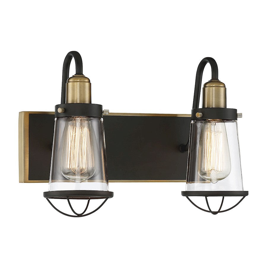 2 Light Bathroom Vanity Light, Bronze