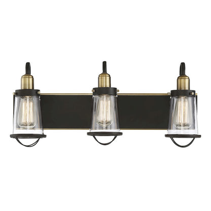 3 Light Bathroom Vanity Light, Bronze