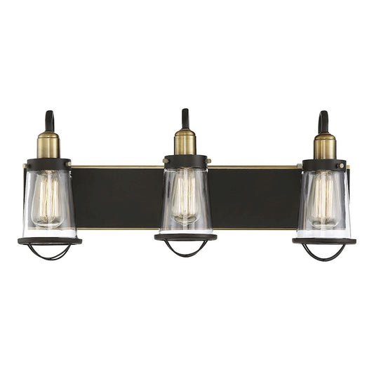 3 Light Bathroom Vanity Light, Bronze