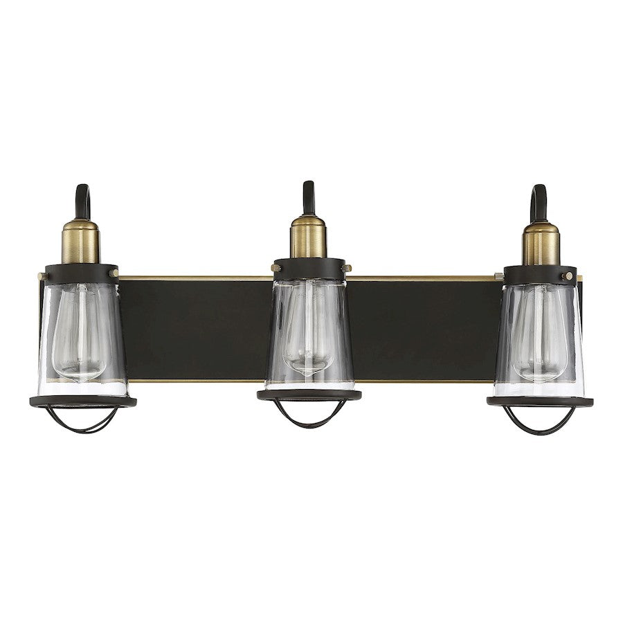 3 Light Bathroom Vanity Light, Bronze