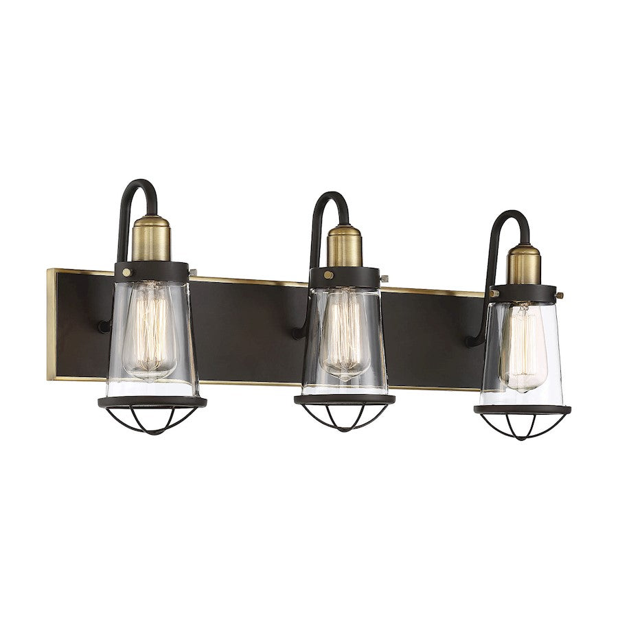 3 Light Bathroom Vanity Light, Bronze