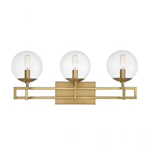 Savoy House Crosby 3-Light Bathroom Vanity Light, Warm Brass - 8-1860-3-322