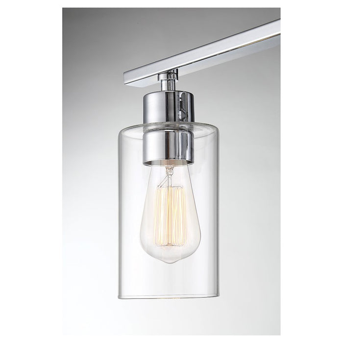 Savoy House Lambert 3-Light Bathroom Vanity Light, Polished Chrome