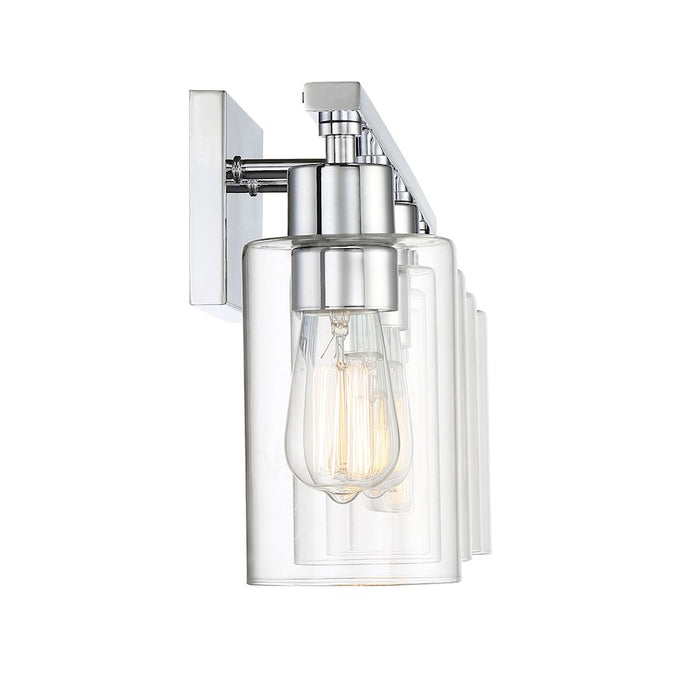 Savoy House Lambert 4-Light Bathroom Vanity Light, Polished Chrome