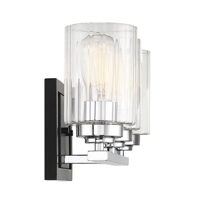 3 Light Bathroom Vanity Light, Black