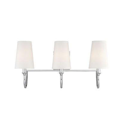 3 Light Bathroom Vanity Light, Nickel