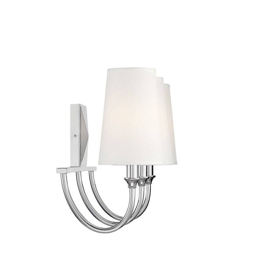 3 Light Bathroom Vanity Light, Nickel